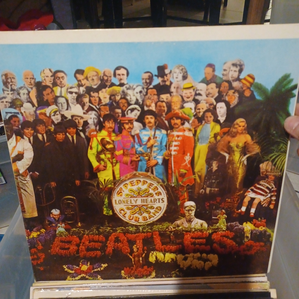 The Beatles Colorful Album Cover Art